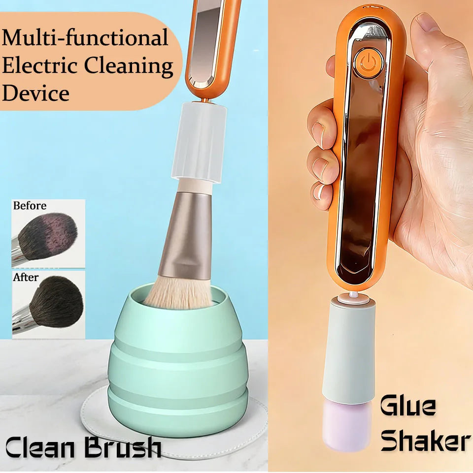 Portable Eyelash Glue Shaker Usb Charge Electric Wake-Up Device for Nail Polish Tattoo Ink Pigment Liquid Shaking Lash Glue Tool