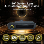 AHD 1920*1080PVehicle 170° Golden Lens Trunk Handle Rear View Camera For Ford Focus 3 MK3 C MAX 2011 2012 2013Reverse Car Camera