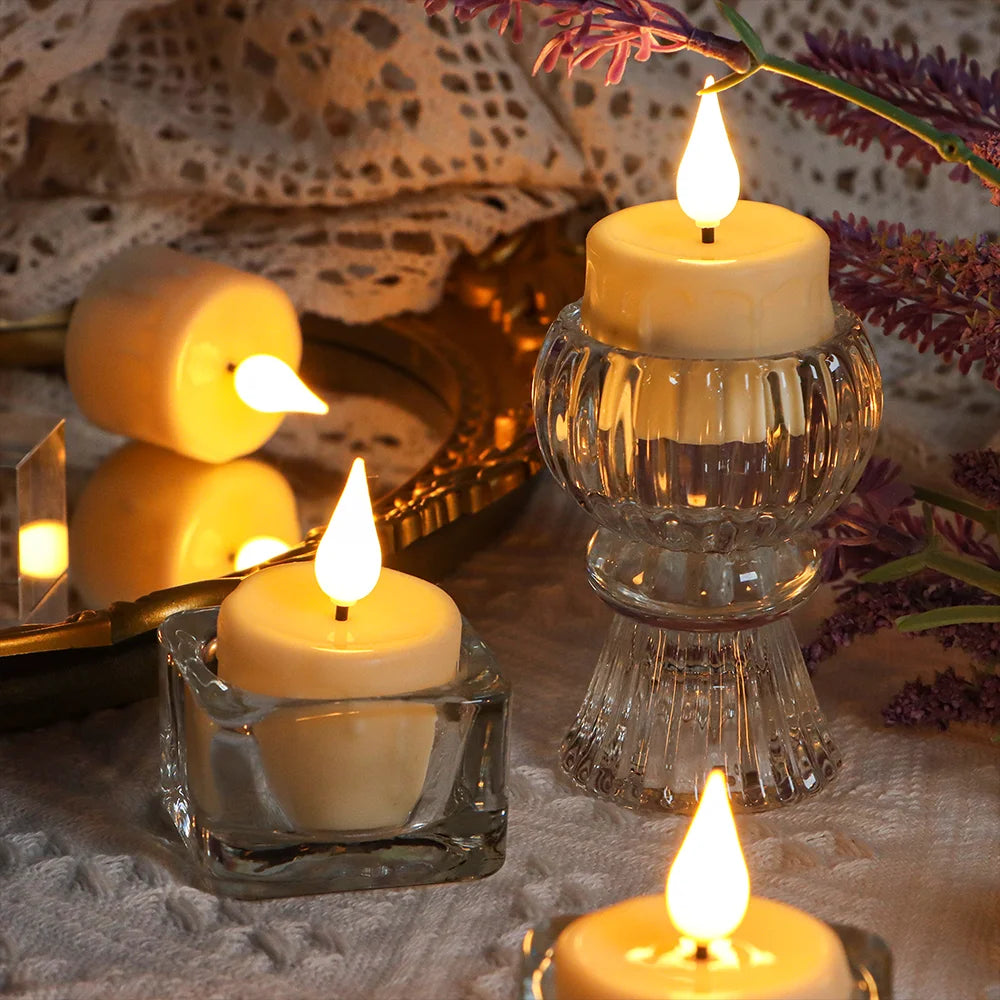Rechargeable Candle Lamp With Remote Control LED Candles For Room Decor Birthday Home Decor Festival Decoration Flameless Candle