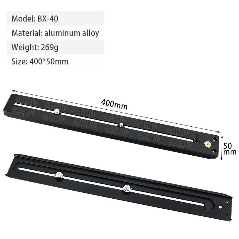 Camera quick release plate telephoto lens support camera long lens slide rail bracket tripod plate for Manfrotto dslr camera