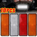 Electric Scooter Rear Reflector Night Safety Warning Plate Waterproof High Bright Universal Motorcycle Car Truck Trailer Parts