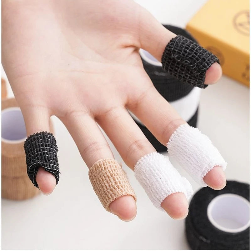 Self Adhesive Elastic Bandage Wrap Tape 2.5cm x 4.5m 1 Roll, Assorted Colors