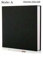 1pc Linen Photo Album Self Adhesive Scrapbook Album for 2x3 4x6 5x7 8x10 Pictures DIY Photo Book Birthday Gifts for Women Mom