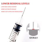 50/100pcs 0.3/0.5/1ML Disposable Plastic Veterinary Syringe Orange Cap With Needles For Pet Farm Animal Cat Dog Pig Cattle Sheep