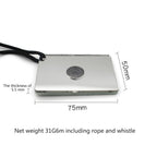 Survival Signal Mirror Emergency Rescue Outdoor Marine Kayak Mirror Reflection Signal Mirror Traval Hiking Accessory