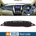 For Toyota Yaris Ativ 2019 2020 2021 2022 2023 2024 Car Dashboard Cover Avoid Light Pad Sun Shade Anti-UV Carpets Non-Slip Mats