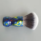 Dscosmetic blue galaxy G7 Soft and good backbone synthetic hair shaving brush for man wet shaving