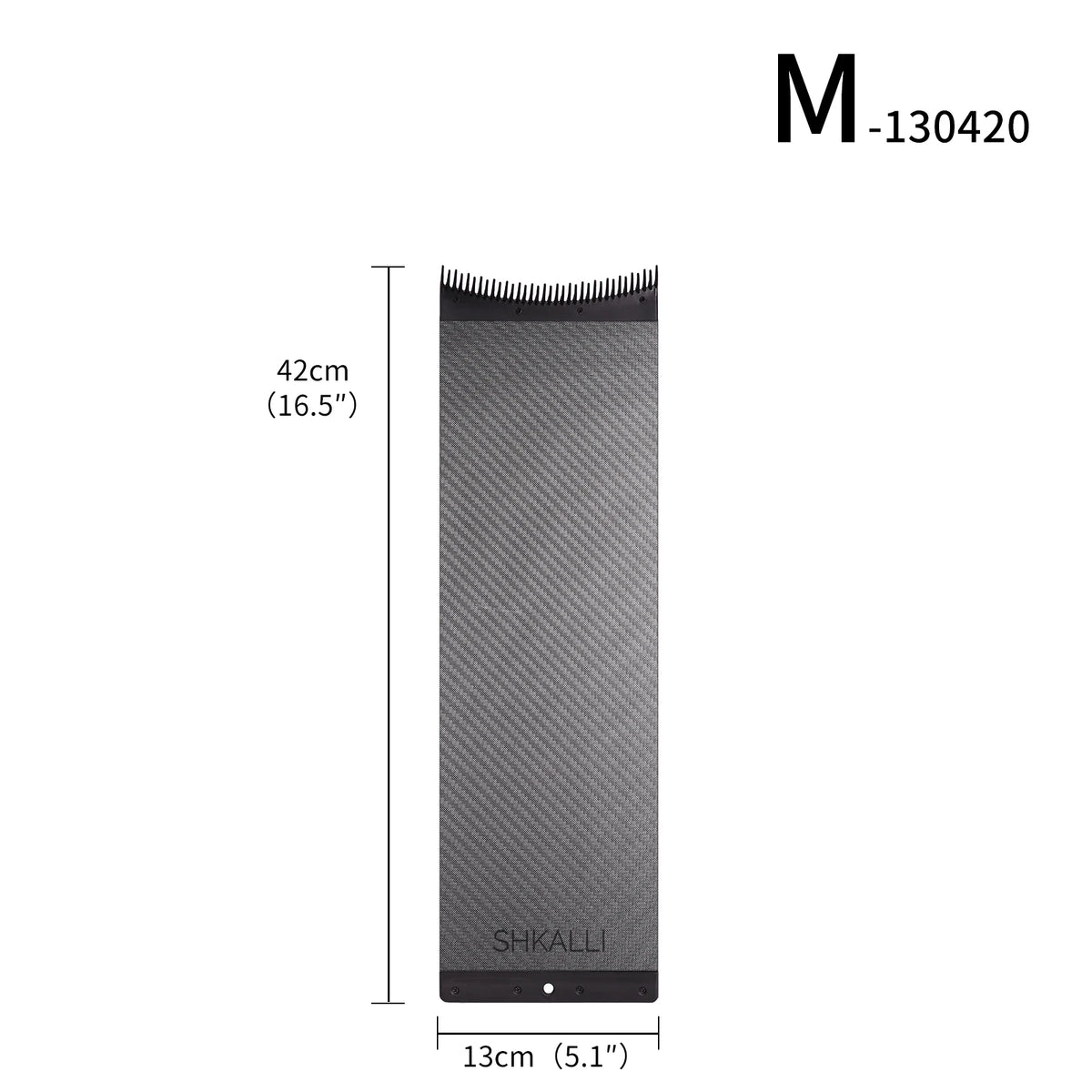 Professional Carbon Fiber Hair Coloring Board with Comb Teeth Design - Salon Barber Hair Dyeing Tool for Precise Highlighting