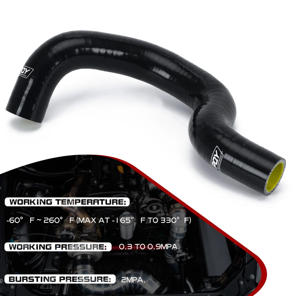 SILICONE RADIATOR HOSE KIT FOR K20-K24 SWAP EG EK CRX EF SOL INTEGRA CIVIC BLACK & YELLOW WX-LX1306BK-QY