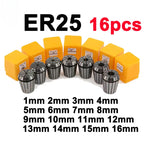 ER11 ER16 ER20 ER25 Collet Chuck Set 1-16mm Spring Collet For CNC Machining Center Engraving Machine Lathe Mill Tool ER Collect