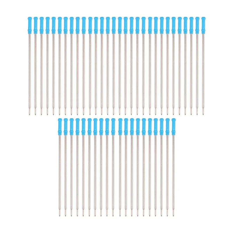 50/5 Pcs/lot L:4.5 in Ballpoint Pen Refills for Cross Pens Medium Point Blue Black Ink School Office Supplies Stationery