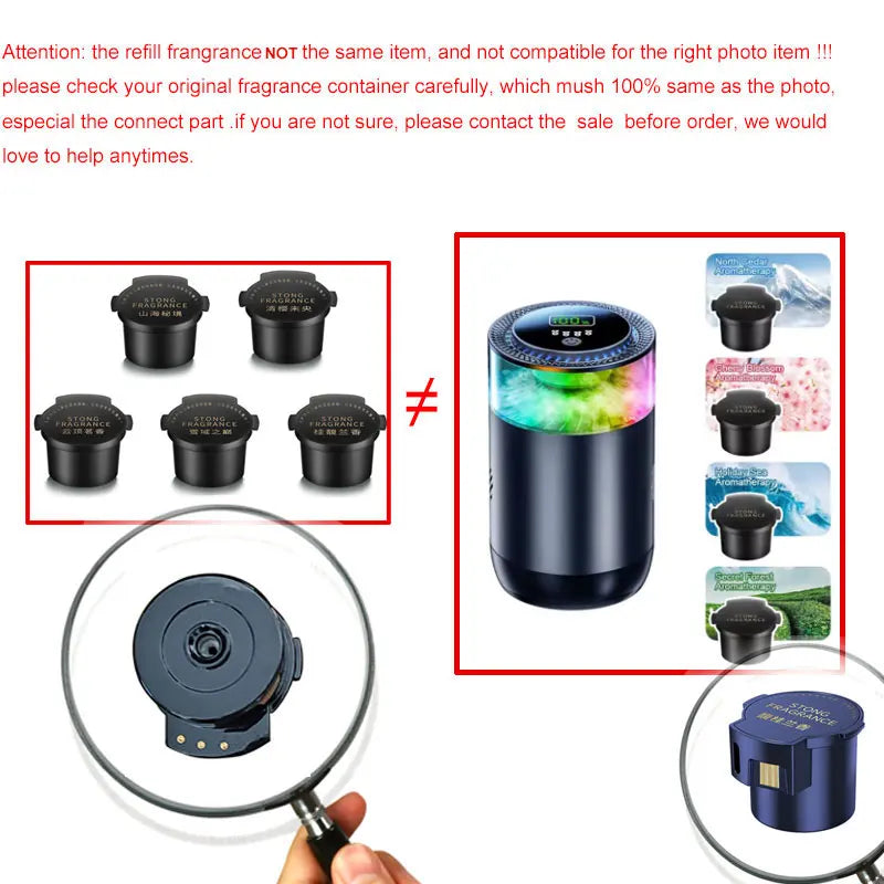 Refill Fragrance for Car Air Freshener Diffuser Accessory Dedicated Supplement Liquid Essential Oil Perfume Specified