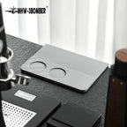 MHW-3BOMBER Espresso Tamping Mat Silicone Tamper Station Pad, Black or Grey, 1pc/2pcs