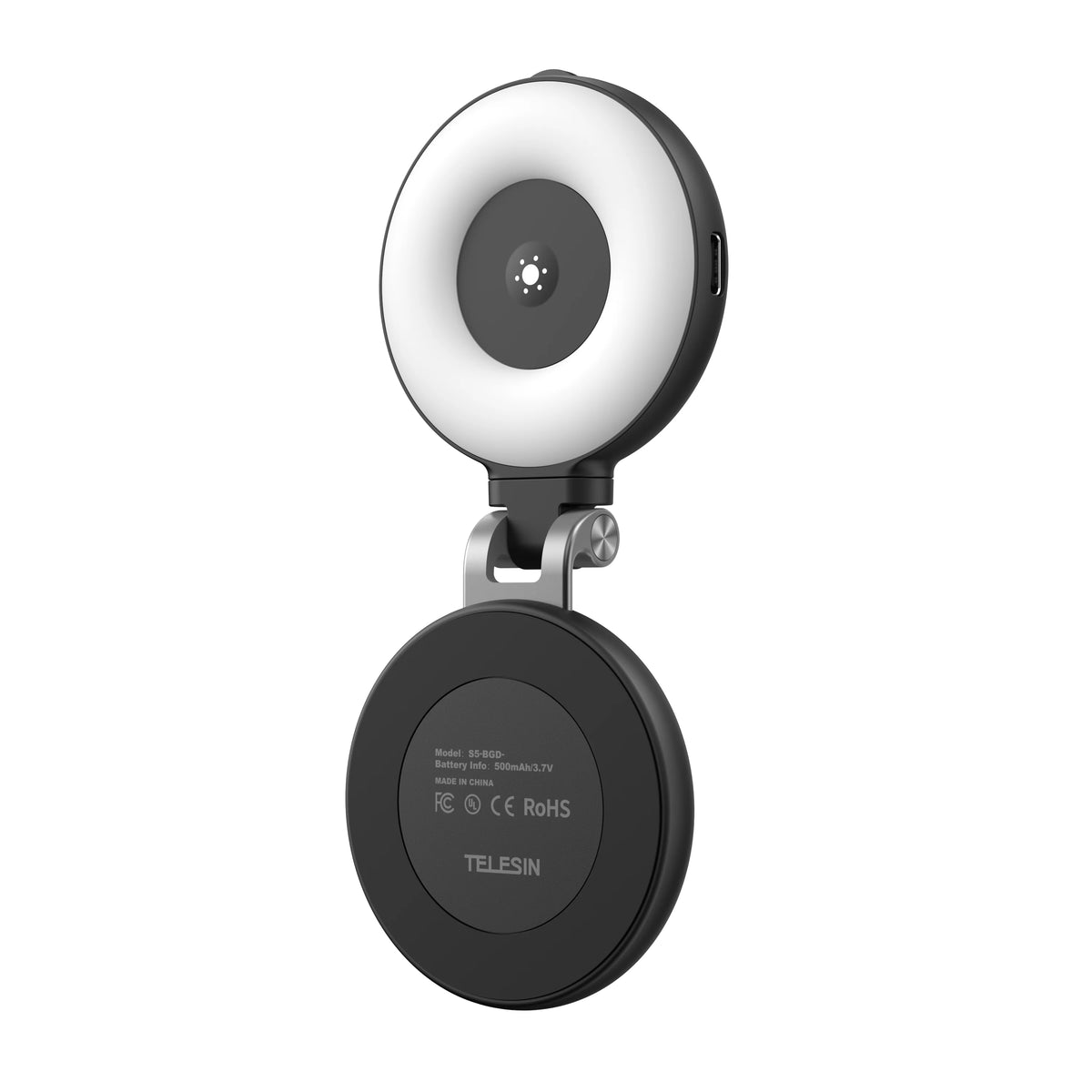 TELESIN Smartphone Magnetic Fill Light Mini Selfie Light 3 Modes Adjustable Brightness for Iphone XIAOMI SAMSUNG Phone
