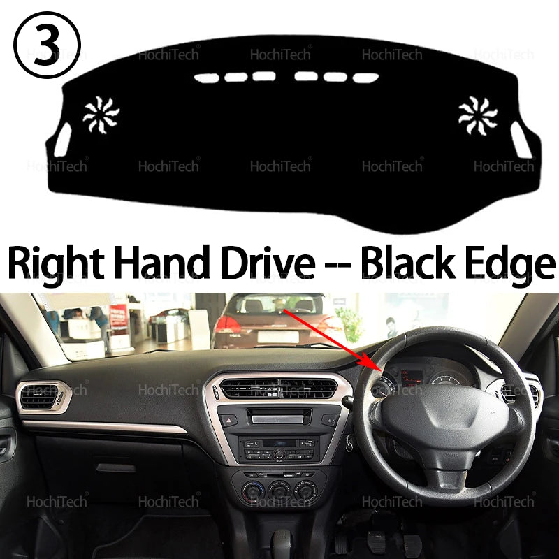 Car Dashboard Cover Avoid Light Pad Instrument Panel Mat Case Carpets Dashboard Cover for Peugeot 301 2012 2013 2014 2015-2019