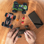 1:32Proportion Remote Control Car, Remote Control Car Max 20 Km/h, 2.4Ghz High-Speed All-terrain Outdoor Electric Toy Car