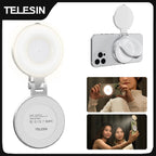 TELESIN Smartphone Magnetic Fill Light Mini Selfie Light 3 Modes Adjustable Brightness for Iphone XIAOMI SAMSUNG Phone