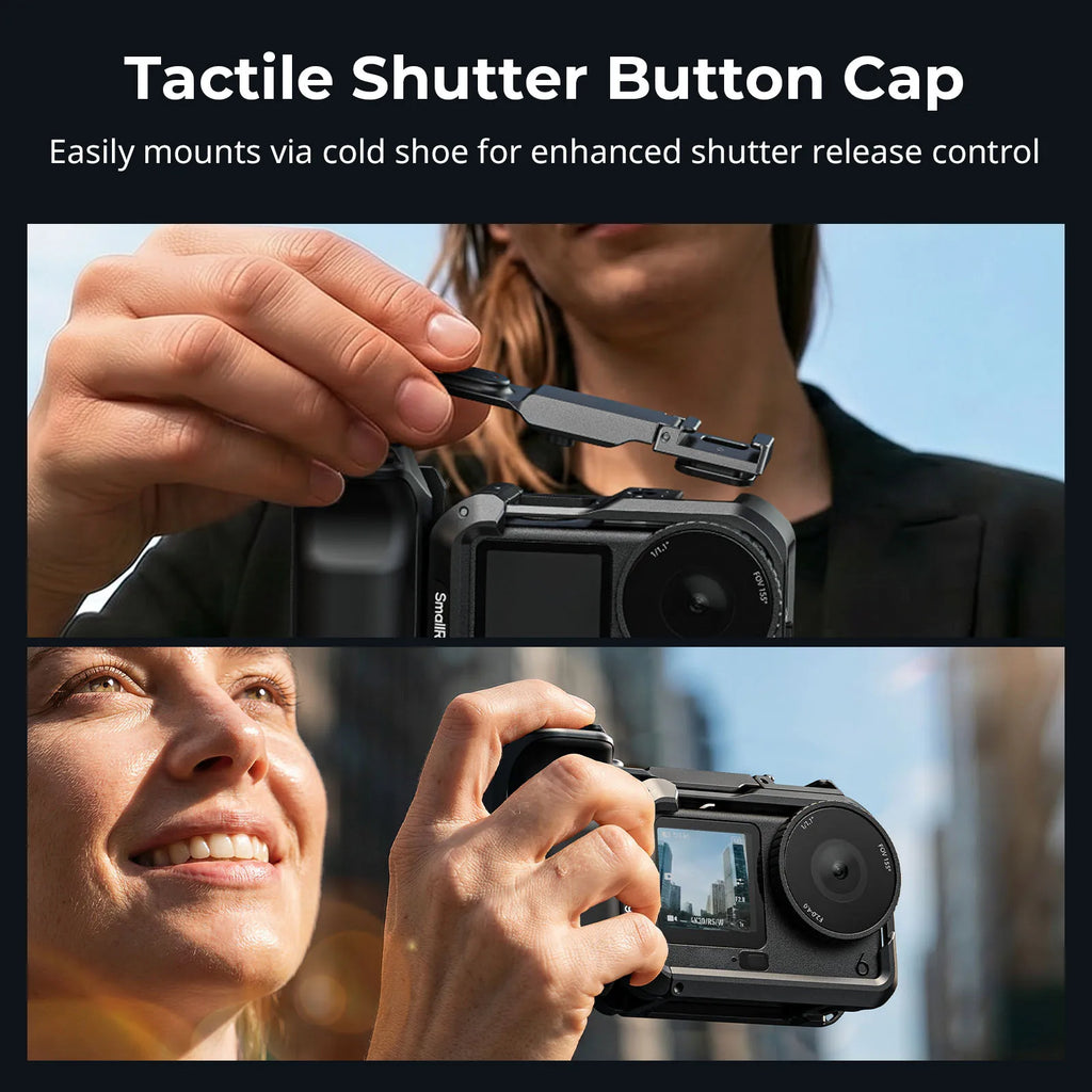SmallRig Cage Kit for DJI Osmo Action 6 with Handle, Wrist Strap, Built-in Tool