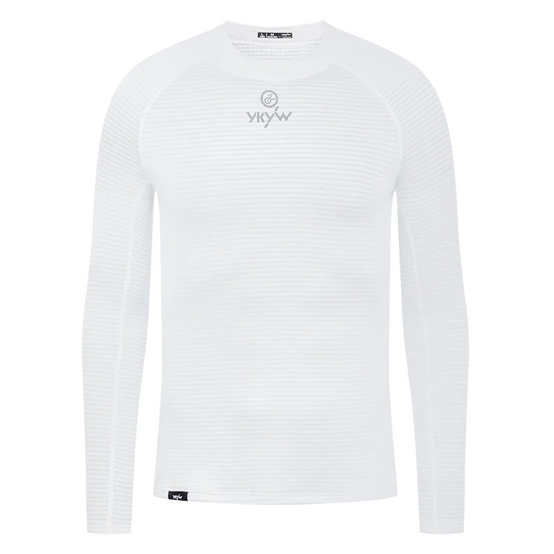 YKYW Winter Men's Cycling Long Sleeve Base Layer 0°C 2025 Thermal Fleece Bicycle Underwear MTB Road Bike Shirt Base Undershirt