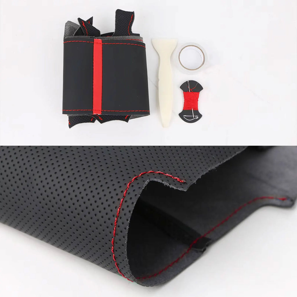 Custom Fit  Microfiber Leather Car Steering Wheel Cover For BMW 530 523 523li 525 520li 535 545i E60 Car Steering Protector