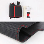 Custom Fit  Microfiber Leather Car Steering Wheel Cover For BMW 530 523 523li 525 520li 535 545i E60 Car Steering Protector