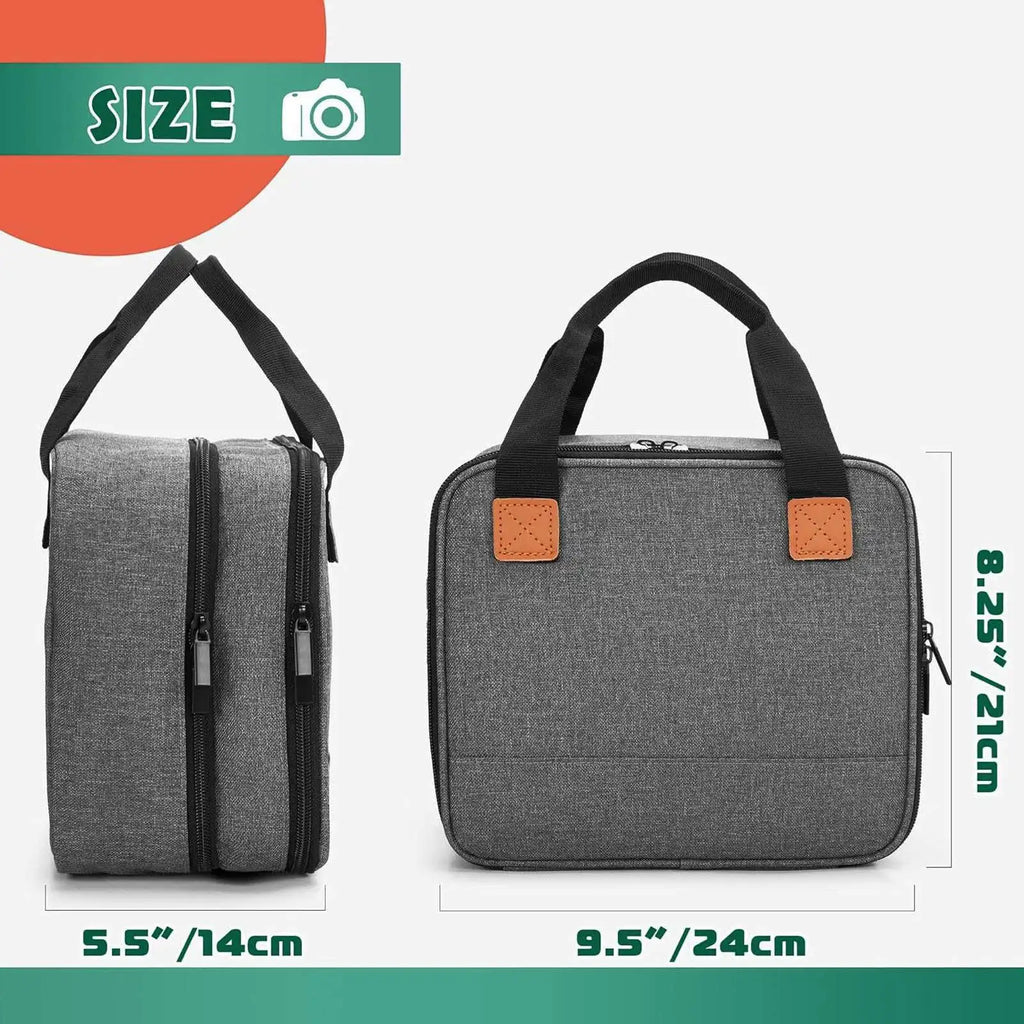 【New】Photo Printer Bag Fit for SELPHY CP1500 CP1300 CP1200 Polyester Photo Printer Case with Pockets Detachable Divider