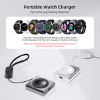 Bonola Magnetic Watch Wireless Charger Portable USB C Cable Fast Charging Dock Station For Samsung Galaxy Watch Ultra 8/7/6/5/4
