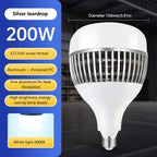 High Power 30W/100W/150W/300W E27 LED Bulb 220V 6500K High Brightness Energy Saving Lamp for Home Garage Warehouse Office Use