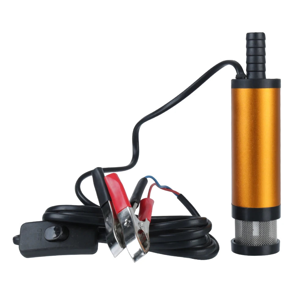 12V Car Oil Change Fuel Pump 12L/min Electric Diesel Water Pumping Tools With Switch Accessories For Boat Marine Trailer Truck