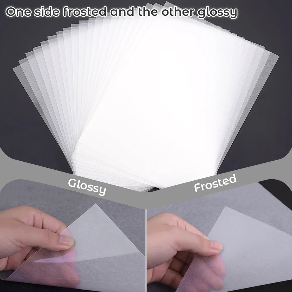 Heat Shrink Plastic Sheets Set Shrinky Art Film Paper Sheet Kit DIY Keychain Ornaments Creative Craft Embellishment Scrapbooking