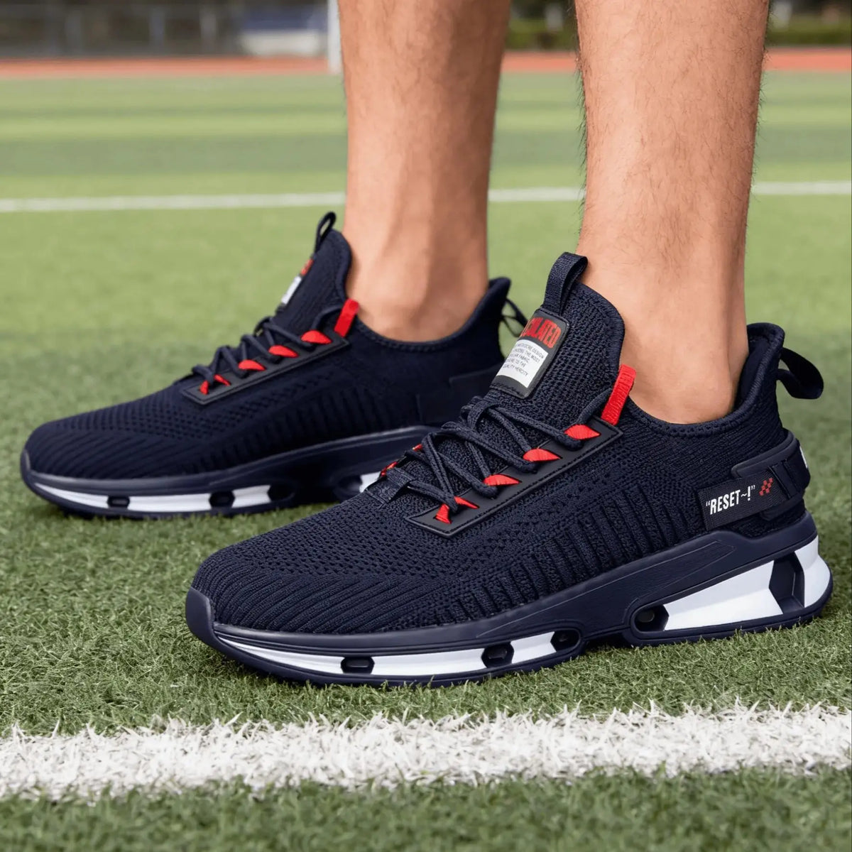 Baasploa Men Running Shoes Brand Mesh Breathable Classic Sport Sneakers Male Comfortable Non-slip Casual Walking Shoes