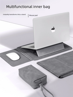 Laptop Sleeve Case 13 14 15 15.6 16Inch For HP DELL Bag For Macbook Air Pro 13 13.6 M4 Notebook Case with stand Men Women