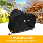 Toptrek Bike Cover Outdoor Storage Waterproof Anti-UV 210D Oxford High Quality Covers for Bicycles Rain Snow Dust Protective