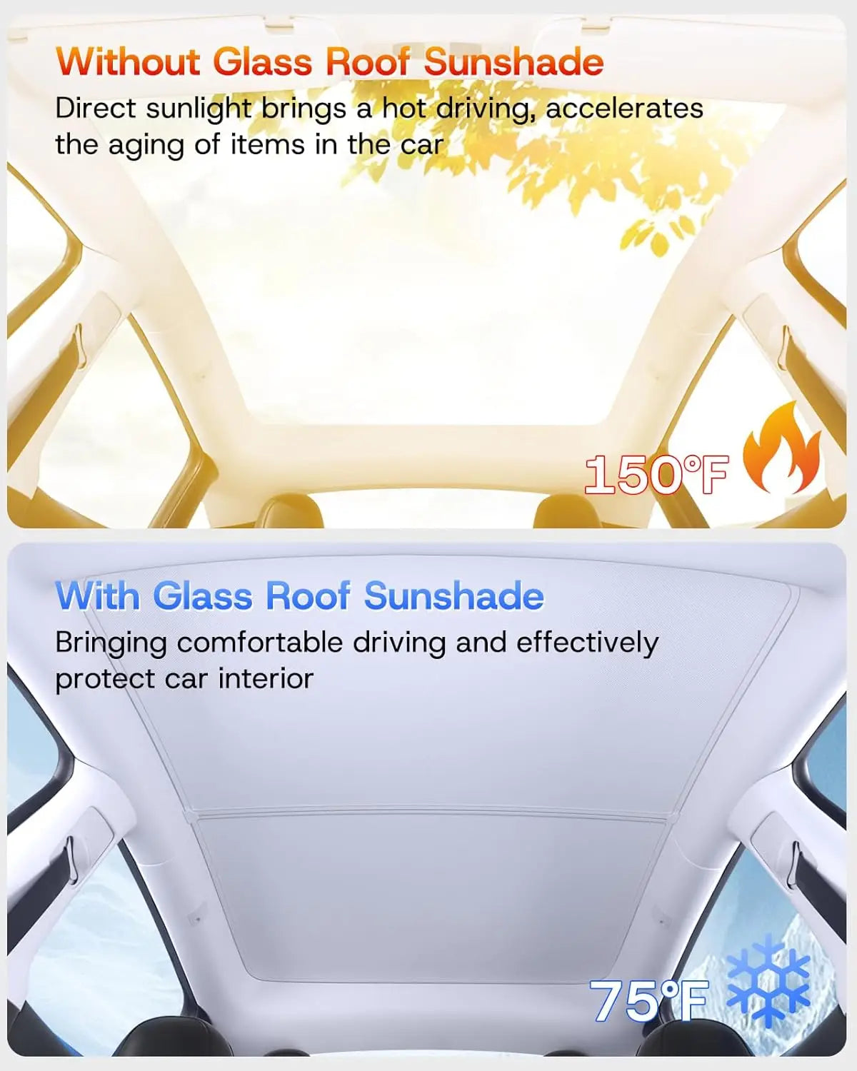 Sunshade Magnetic Suction Clip Sunroof 2026 For Tesla Model 3 Highland Model Y Juniper Heat Insulation Class Roof Sun Shade