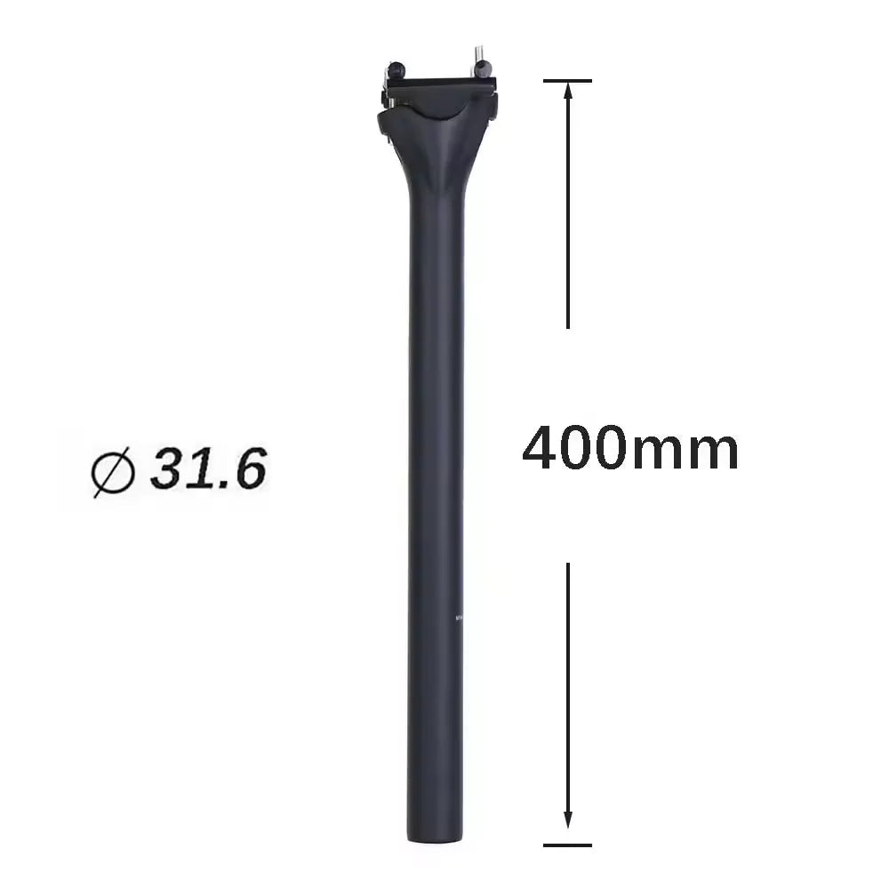 ELITAONE Carbon Bicycle Seat Post 135g Lightweight 27.2/30.9/31.6mm Unidirectional Matte Road And MTB Bike Seatpost 63C