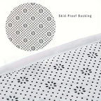1pc Flannel Non-Slip Absorbent Floor Mat Runner, Apricot/Black/Blue/Gray, 40x60-60x200cm
