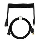 EPOMAKER Mix Pro Coiled USB-C Keyboard Cable 1.5m Double Sleeved, Detachable 4-Pin Aviator