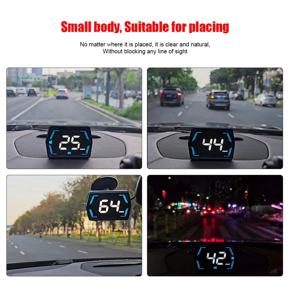 G20 Head Up Display HUD With USB Connection Speedometer Compass GPS Car Projector Overspeed Alarm Mph Kmh HD Display