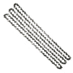 Chainsaw Blades 3 Pieces Saw Chains Semi Chisel for 3/8" Pitch 1.3mm Gauge 44 45 50 52 55 56 57 59 Drive Links Are Available
