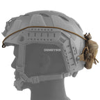 Tactical Helmet Pouch Night Vision Battery Box Storage Bag Rear Counterweight Pouch Helmet Mounted Tactical Lights Tools Pouch