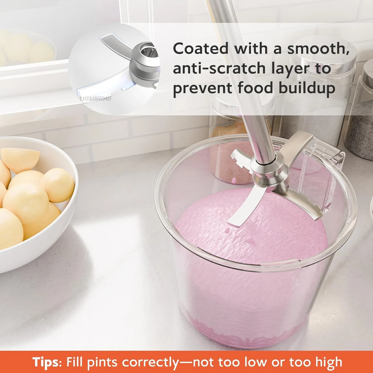 Replacement Paddle Blade Suitable For Ninja Creami NC300/NC500 Series Ice Cream Makers kitchen Accessories Tools