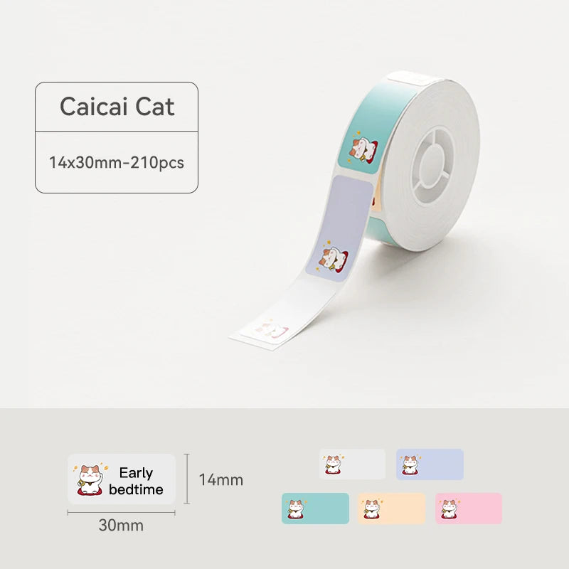 Niimbot Waterproof Anti-Oil Printing Label Paper Scratch-Resistant Tape Sticker for D11 D110 D101 H1S Mini Thermal Label Printer