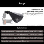 Guage Hoof Cover Universal Flash Diffuser Softbox Speedlight Reflector Snoot Camera Accessories for Macro Lens Shooting