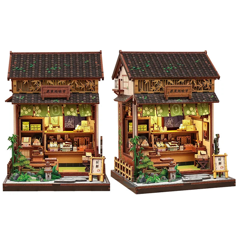 CUTEBEE Book Nook DIY Building Kit with Laser-Cut Precision Pieces 3D Wooden Puzzle  Collectible Desk Home Decor for Gift Idea