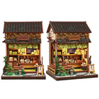 CUTEBEE Book Nook DIY Building Kit with Laser-Cut Precision Pieces 3D Wooden Puzzle  Collectible Desk Home Decor for Gift Idea