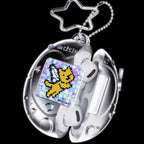 Cute For Tamagotchi Style Airpods 4/Pro 2/1 Earphone Case Transparent Soft Silicone Earphone Case With Cartoon Lanyard Sticker