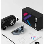 Kapvoe Cycling Sunglasses for Road Bike & MTB, Photochromic Lens Options, Unisex