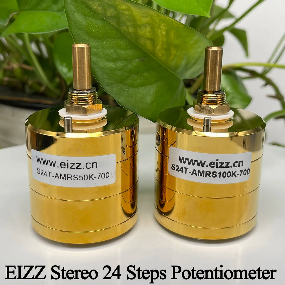 EIZZ 24-Step Volume Potentiometer Stepped Attenuator 10K-250K Mono/Stereo/4-Channel 1pc