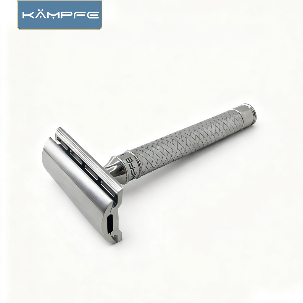 KAMPFE Stainless Steel CNC  safety razor Smooth Shavewomen hair Manual double-edgedremoval tool shaver men gift  