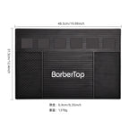 Barber Mats Barber Tools Storage Mat Barbershop NonSlip Magnetic Silicone Cushion Tray Storage Heat Insulation Working Pad ﻿